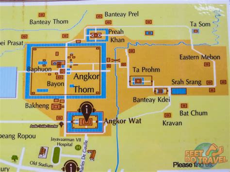 Angkor Wat Area Map