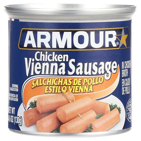 Armour Chicken Vienna Sausage, 4.6 oz Can - Walmart.com