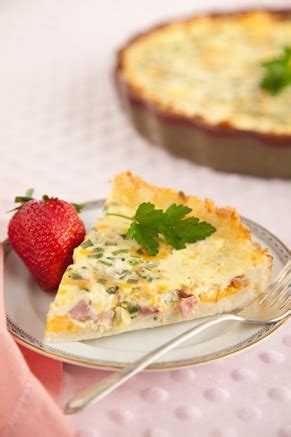 Ham & Cheese Hash Brown Breakfast Quiche Recipe - Paula Deen