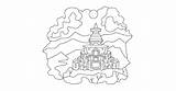 Monastery Coloring Pages Sketch Page sketch template