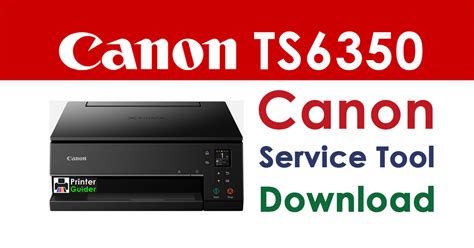 Canon Pixma TS6350 Resetter Service Tool Download