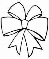 Christmas Bow Coloring Page sketch template