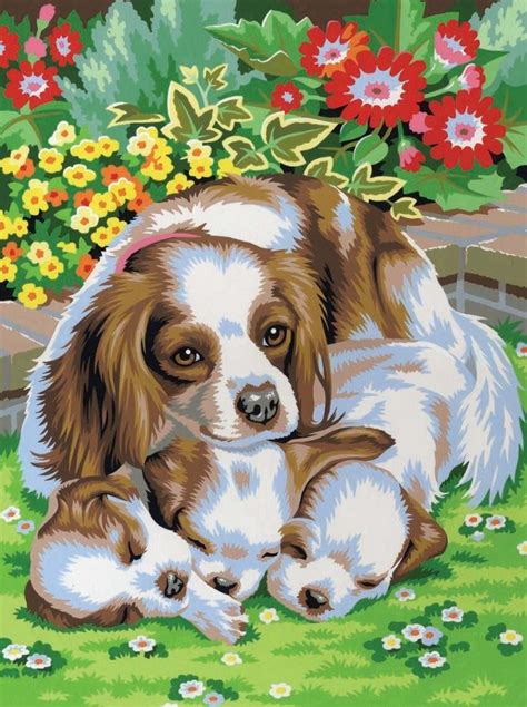 Painting By Numbers Twin Pack – Dogs - Paint By Numbers Project