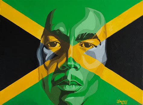 I am Jamaica Painting by Lamark Crosby - Fine Art America