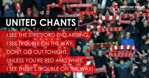 Listen to the Stretford End arising chant with lyrics!