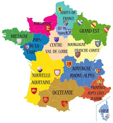 Avant/apres. Découvrez Les 13 Noms Des Nouvelles Régions De pour Carte ...