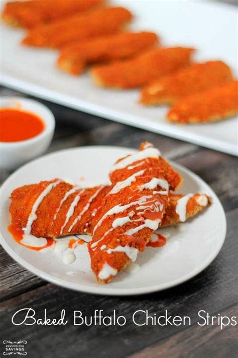 Baked Buffalo Chicken Strips Recipe!