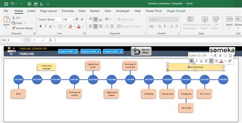 Timeline Generator Template Excel Timeline Maker Excel Tools Timeline ...