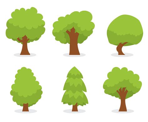 Cartoon Tree Vector at Vectorified.com | Collection of Cartoon Tree ...