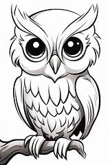 Free Owl Coloring Pages For Kids 2023 Printables  sketch template