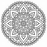 Mandala Art Coloring Pages sketch template
