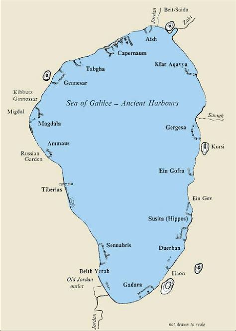 Bethsaida Map Sea Of Galilee