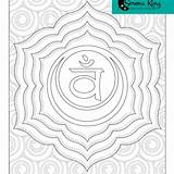 Sacral Chakra Coloring Page  Pages chakra sketch template