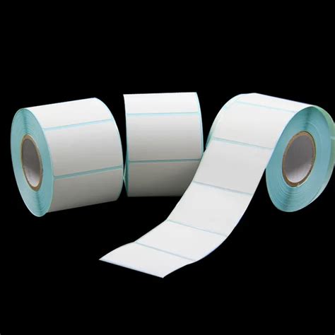 2*1/4x3/3x2/6x4cm 700pcs/roll Blank Adhesive Thermal Label Sticker Paper Supermarket Price Blank ...