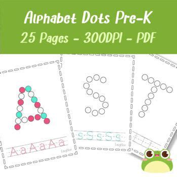 Alphabet Dot Markers Coloring and Tracing Pages Preschool Set 25 Pages | Dot markers, Alphabet, Dots