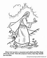 Jesus Teaching Parables Coloring Pages Sketch Page sketch template