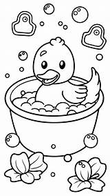 Free & Printable Rubber Ducky Coloring Pages PDF Download sketch template