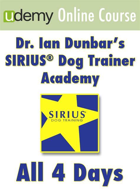 SIRIUS® Dog Trainer Academy - All 4 Days | Dog Star Daily