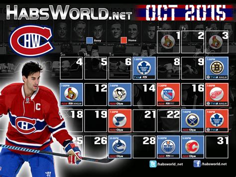 Download Montreal Canadiens Schedule November - Teahub.io