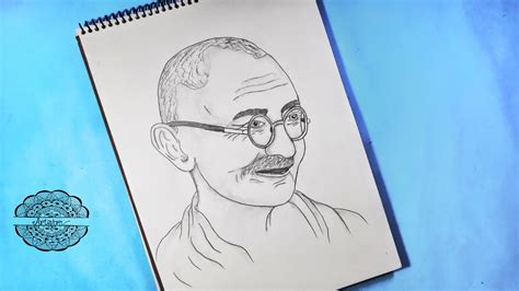 A Tribute to Mahatma Gandhi: A Guide to Drawing His Portrait with a Pencil