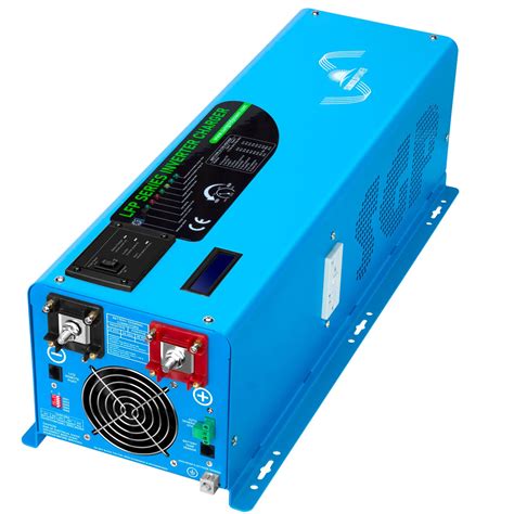 SUNGOLDPOWER 4000W 12V Pure Sine Wave Power Inverter DC 12V Input to AC 120V Output Converter ...