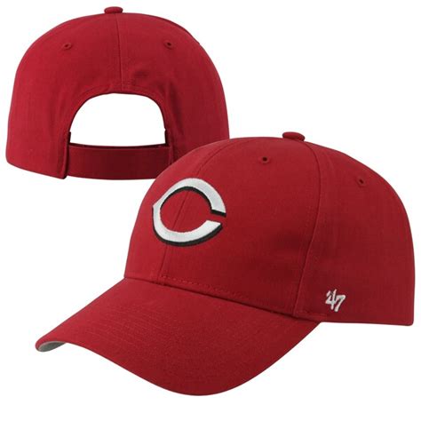 '47 Brand Cincinnati Reds Youth Basic Structured Cap - Red - Fanatics.com