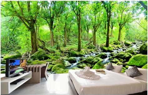 Inspirasi Terpopuler 36 Forest Landscape Wall Mural