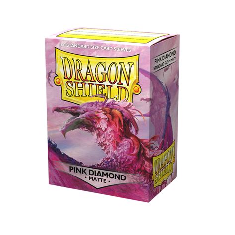 Dragon Shield - Matte 100 Sleeves - Pink Diamond - The Mana Shop