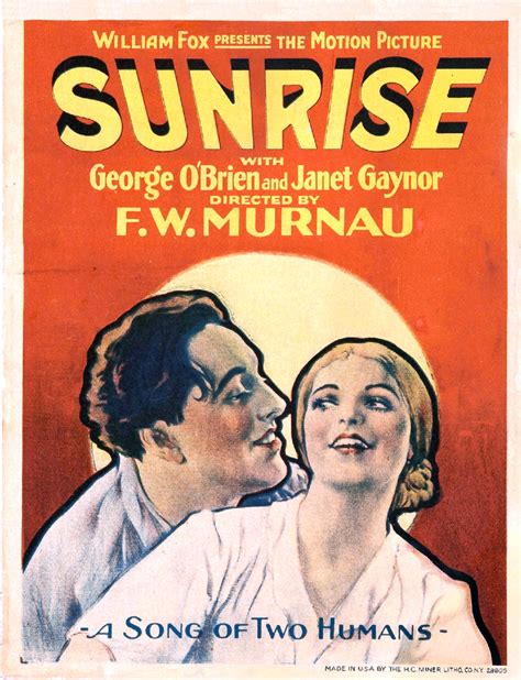 Sell or Auction Your Original Sunrise 1927 One Sheet Movie Poster