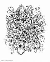 Beautiful Flower Coloring Pages For Adults  COLORING PAGES PRINTABLECOM sketch template