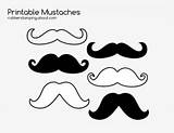 Printable Mustache Coloring Pages sketch template