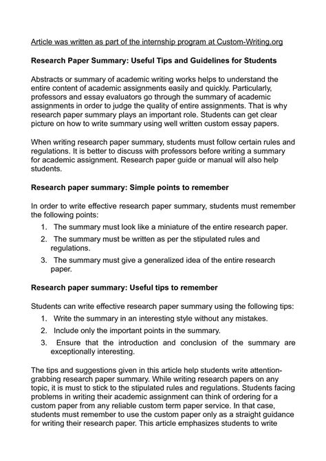 How To Write A Research Summary How To Write Research Methodology 27300 ...