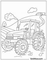 Tractor Printable Coloring Pages sketch template