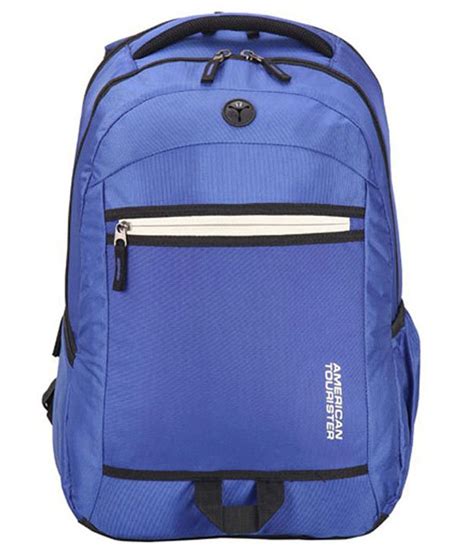 American Tourister Blue Polyester Backpack - Buy American Tourister ...