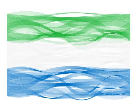 Wave Line Flag Of Sierra Leone Sierra Leone Line Pattern Flow Vector, Sierra Leone, Line Pattern ...