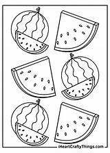 Watermelon Coloring Pages 100% Free Printables sketch template