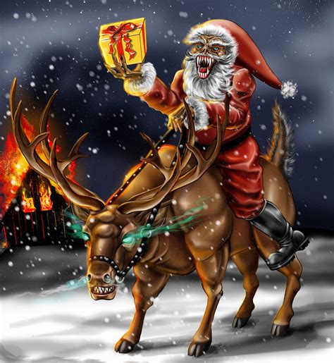 Evil Santa by aycancik on DeviantArt