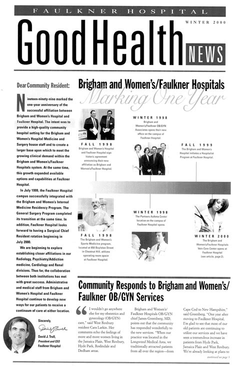 Brigham and Women’s Faulkner Hospital celebrates 25-year relationship with Brigham and Women’s ...