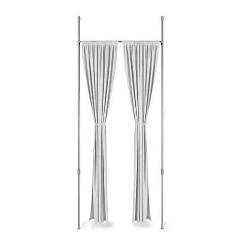 UMBRA ANYWHERE EXPANDABLE Room Divider, Tension Curtain Rod, Damage ...