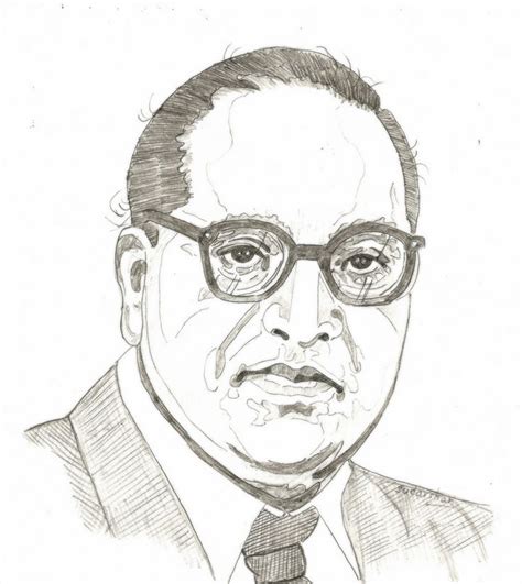 Dr. B. R. Ambedkar | Art sketches, Pencil drawings, Buddha drawing