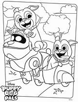 Bingo And Rolly Coloring Print Out Pages sketch template