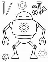 Robot Images Coloring Pages sketch template