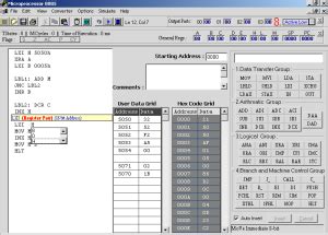 Microprocessor 8085 Simulator Software Kit | Software | Training