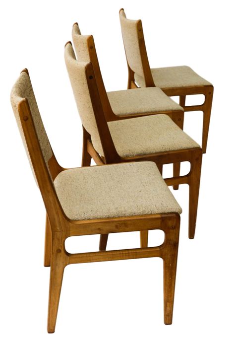 Vintage D Scan danish Teak Dining Chairs four | Mary Kay's Furniture