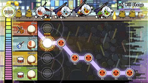 Taiko no Tatsujin: Rhythm Festival gameplay