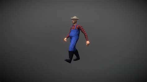 farmer animation - Download Free 3D model by kyebaker [6b21d1f] - Sketchfab