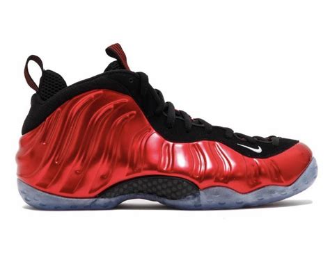 Nike Air Foamposite One Metallic Red Details · JustFreshKicks