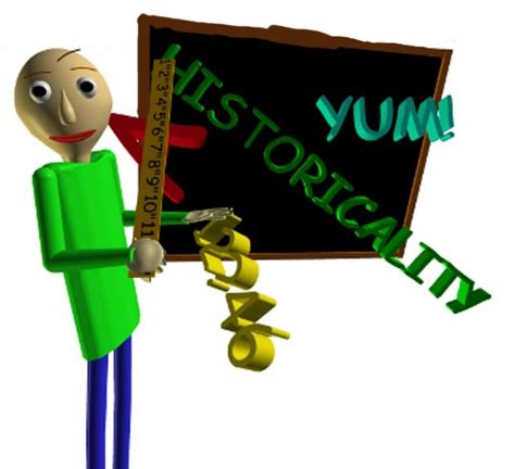 Baldi Title Screen With Logo V1 by MaxPesky on DeviantArt