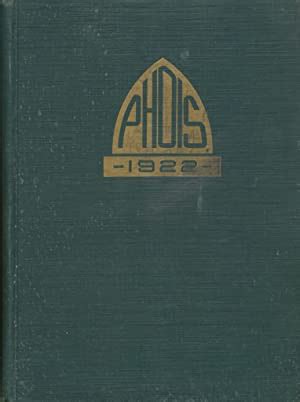 Phois 1922: Poughkeepsie NY High School Yearbook by Poughkeepsie High ...