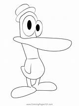 Pato Coloring Confundido Duck Tudodesenhos Sketch Page sketch template